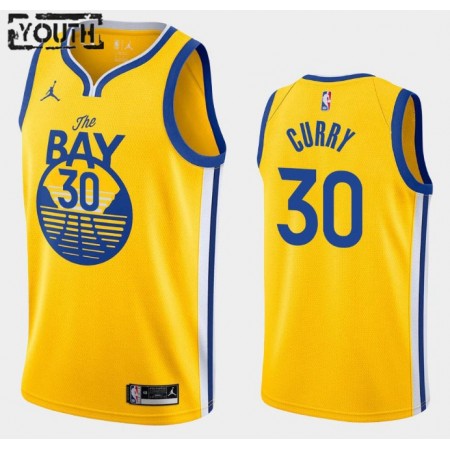 Maglia Golden State Warriors Stephen Curry 30 2020-21 Jordan Brand Statement Edition Swingman - Bambino